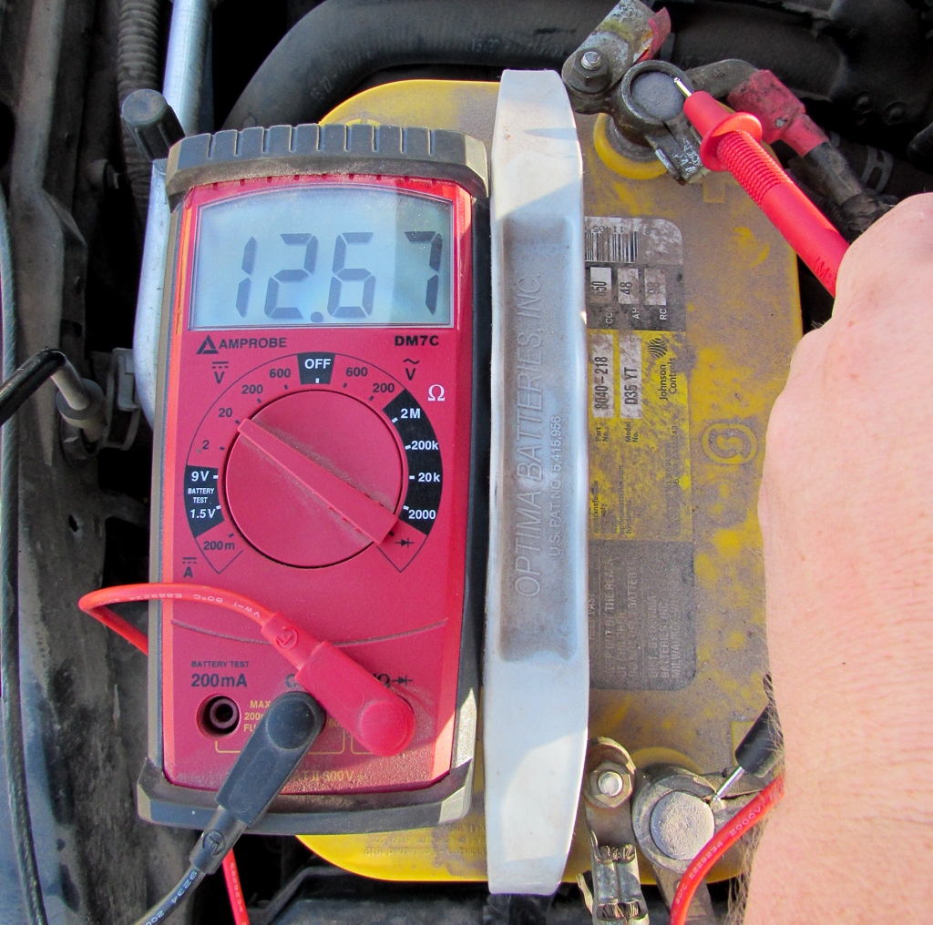 What Voltage Should Car Battery Read
