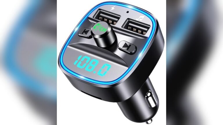 Best Car Mp3 Player With Bluetooth, FM Transmitter, and Fast Charging