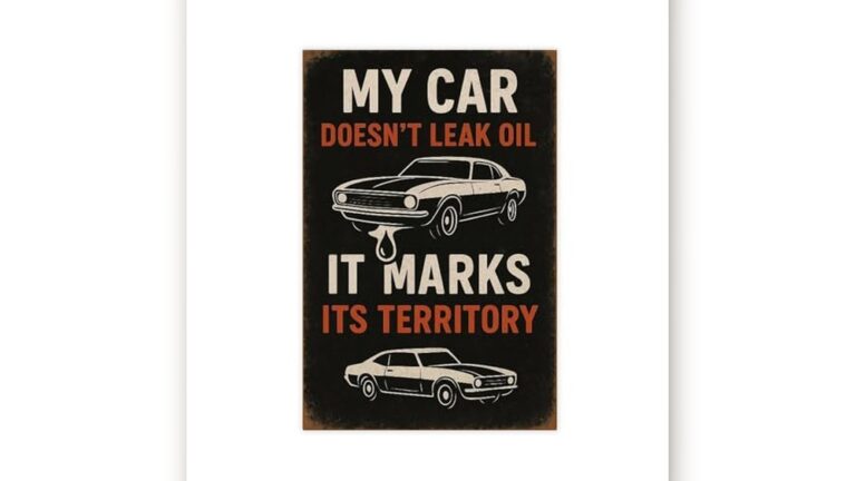 Best Does My Car Have 2 Oil Leak Signs Funny Poster Decor Ideas