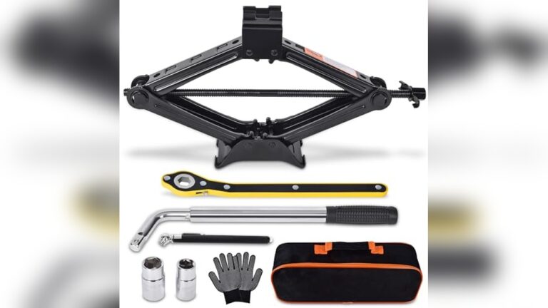 Top Car Jack And Stand Kit for Easy Tire Changing and Vehicle Lifting