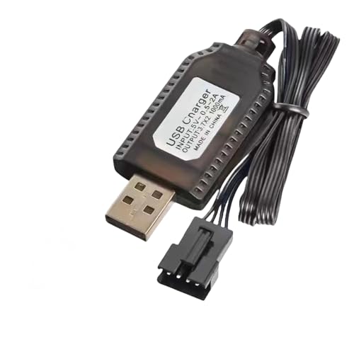 SM-4P USB Charger for RC Car/Boat/Gel Ball Blaster 7.4V Li-ion Battery