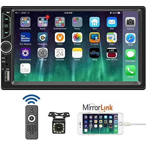 Leadfan 7inch Car Stereo Double Din Radio