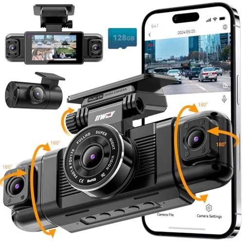 IIWEY N5 4 Channel Dash Cam 360° View